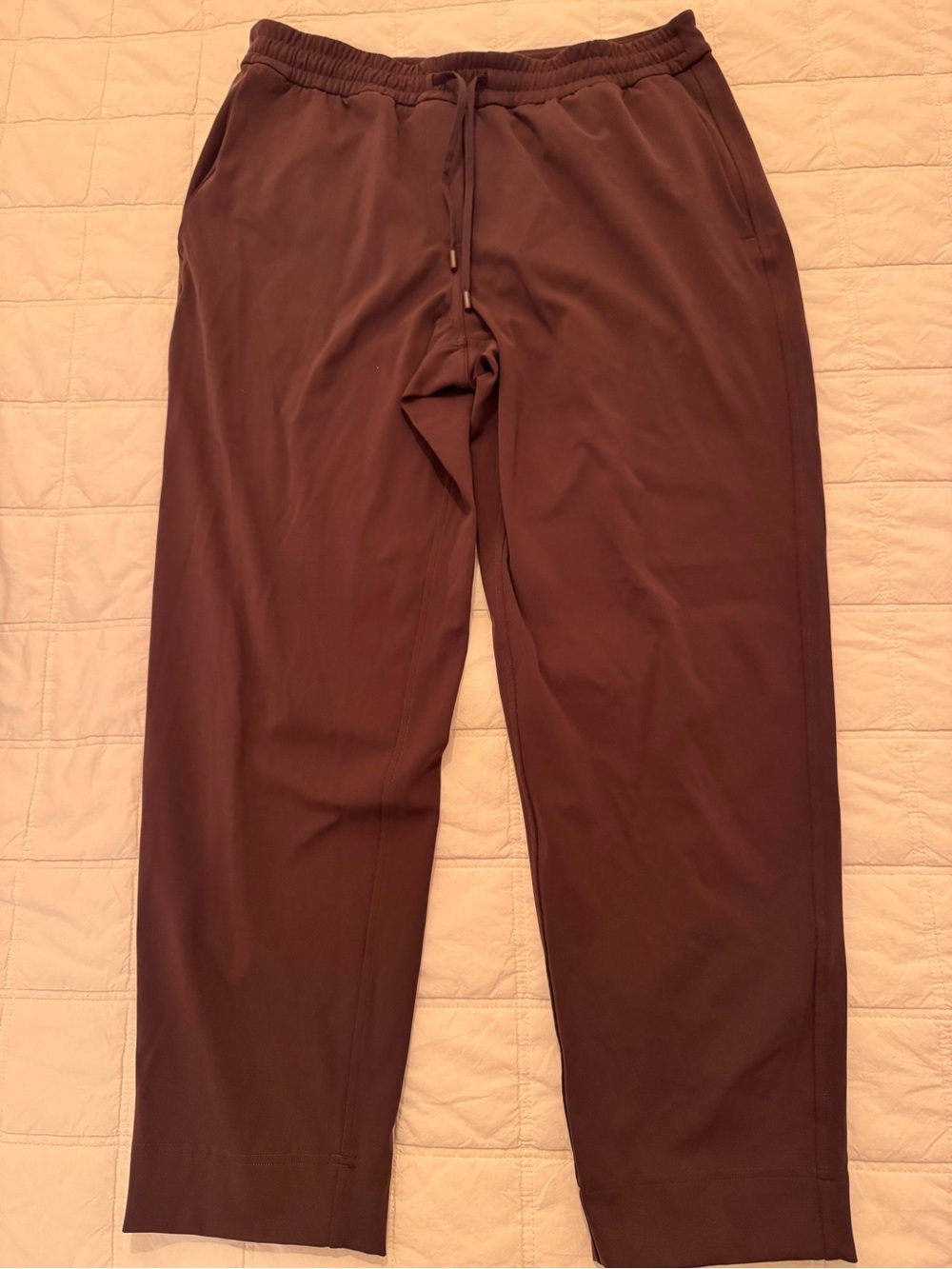 Brown Lululemon Drawstring Pants